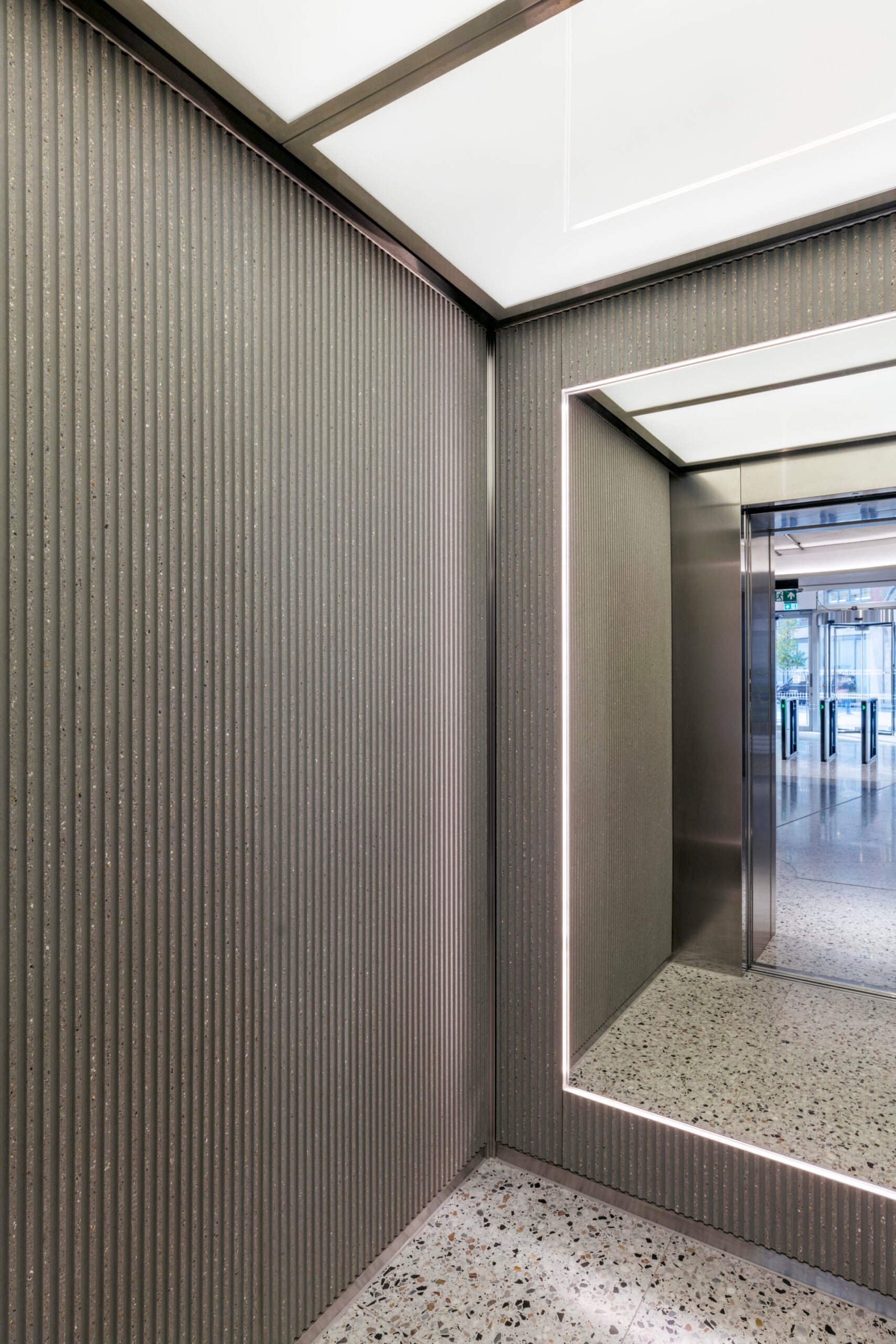 Concrete Floor Panels for Shared-Use Commercial Interiors