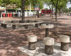 5 BECONTREE SCULPTURAL STREET FURNITURE